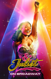 & Juliet Broadway poster