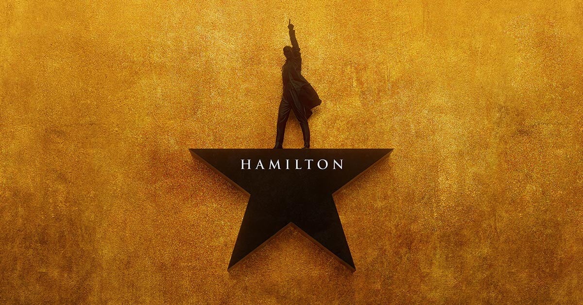Hamilton Broadway poster